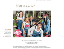 Tablet Screenshot of blumenzauber-vr.ch